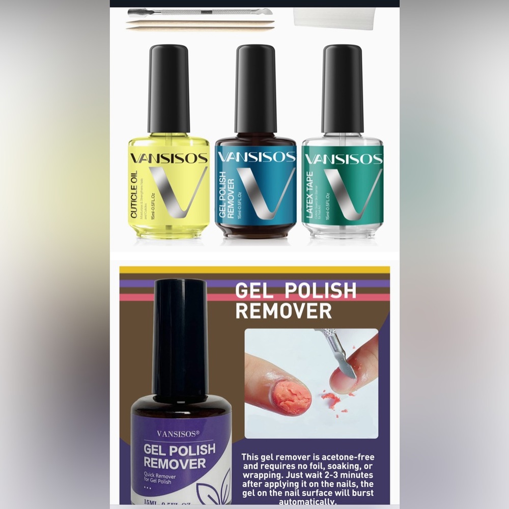 Gel Polish Remover Kit. See Pictures